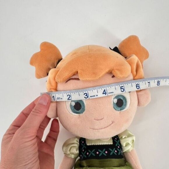 Disney Store Frozen Toddler Princess Anna Plush Doll 13" Stuffed Toy - Picture 9 of 11